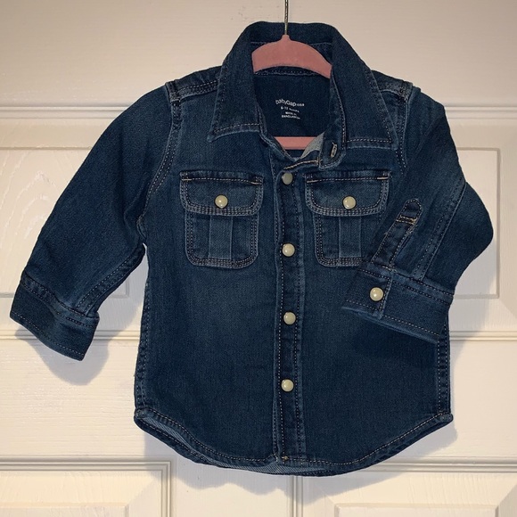 GAP Other - Baby Gap Boys Jean Button Down Shirt